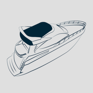 Fuld Flybridge Cover Fairline Phantom 48