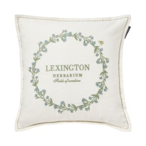 Lexington Wreath linen/cotton logo pudebetræk